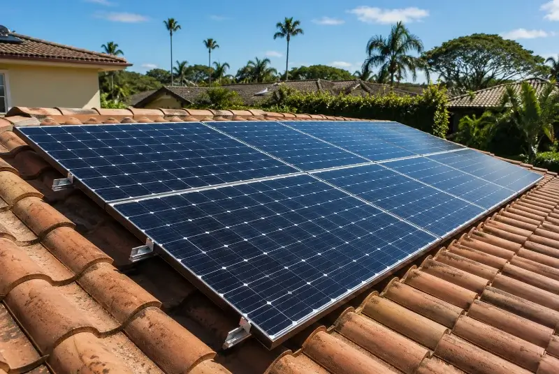 Installation de panneaux solaires à Beaufou
